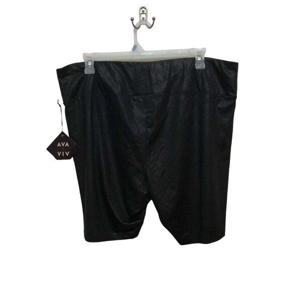 Ava and Viv 3X Black Women Short sku2 - Picture 2 of 7